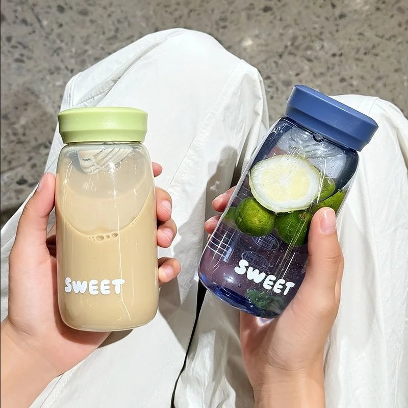 Mini Portable Water Cup Heat Resistant Plastic Drink Bottle