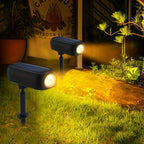 2-in-1 Solar Spotlight & Wall Lamp