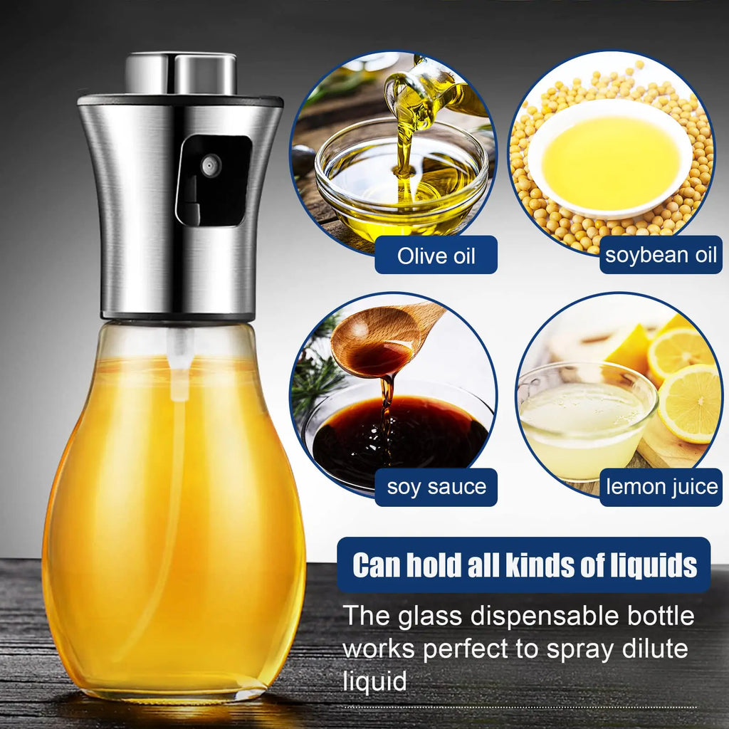 RAFFORD 200ML Oil Sprayer for Cooking Olive Oil Mister for Air Fryer & BBQ