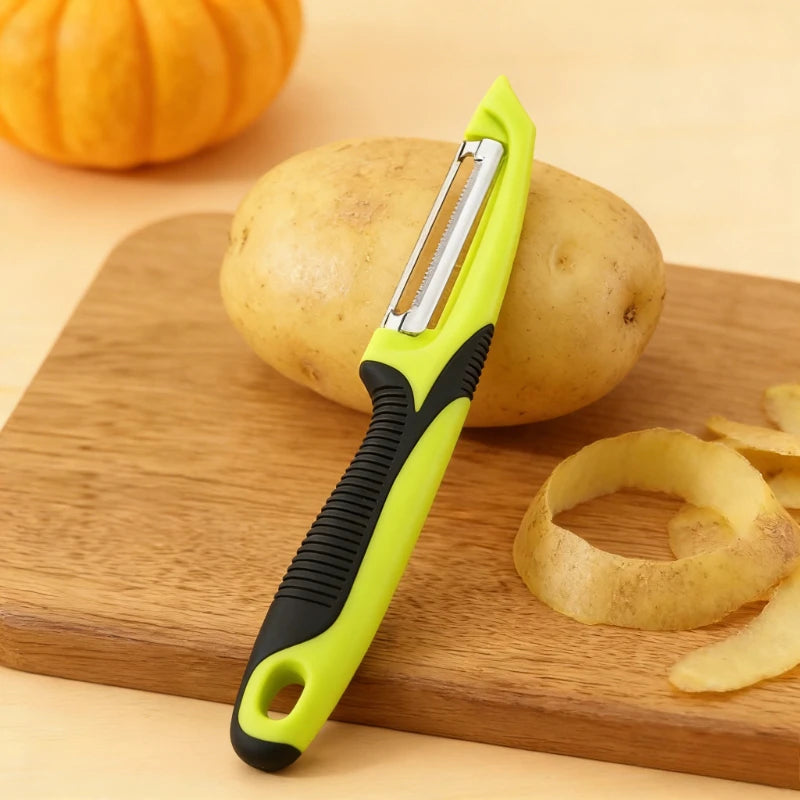Stainless Steel Vegetable Peeler Anti Slip Handle Fruit & Potato Scraper