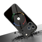 Colorful Tempered Glass iPhone Case | Stylish Protective Cover