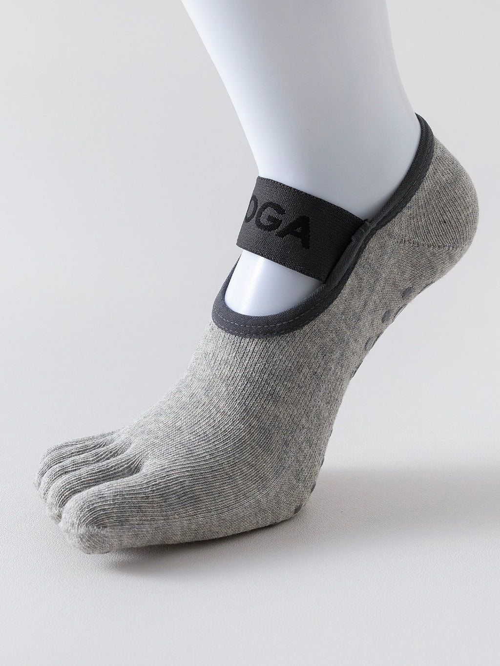 Women Five Toe Yoga Socks Non Slip Grip Pilates Fitness Barre Dance