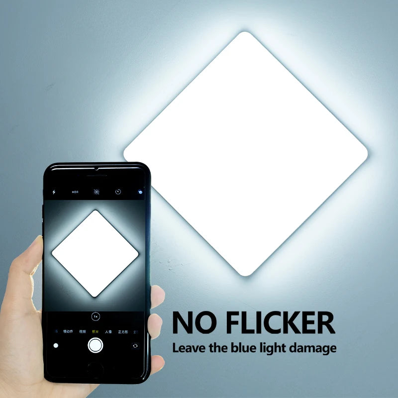 Square LED Ceiling Light for Bedroom, Kitchen & Bathroom