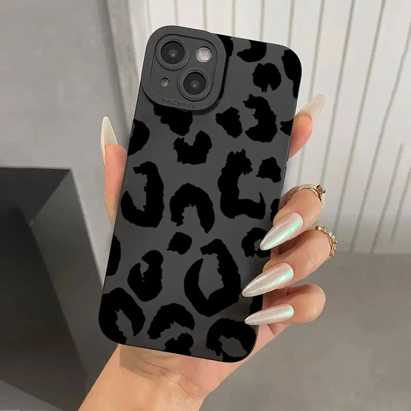 Leopard Camera Protection Phone Case for iPhone 17 16 15 14 13 Pro Max
