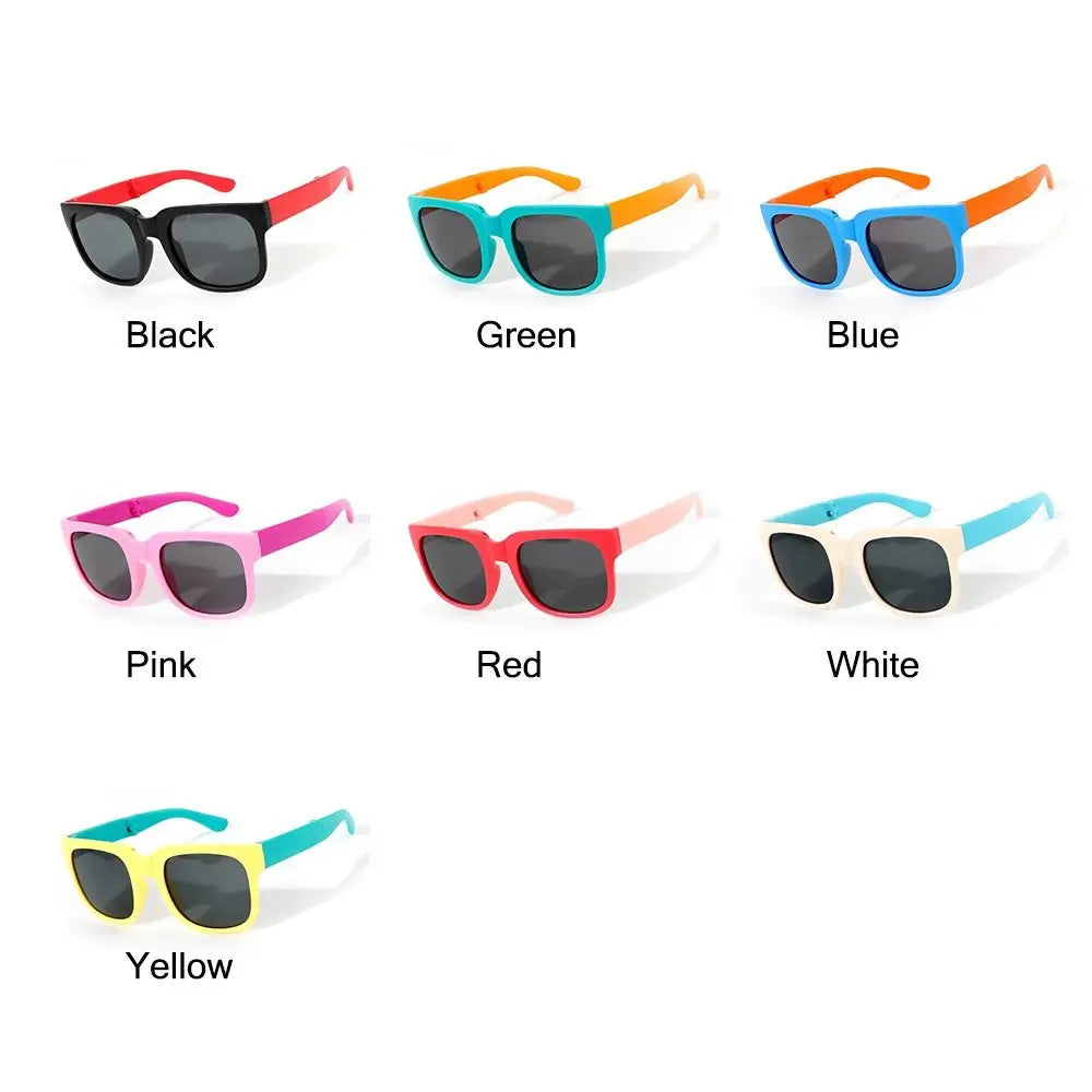Kids Square Sunglasses UV400 | Foldable Children's Eyewear