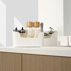 Wall-Mounted Adhesive Storage Rack Under Sink Cabinet Organizer