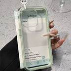 Candy Color Frame Clear Case for iPhone 11 12 13 14 15 16 17 Pro Max