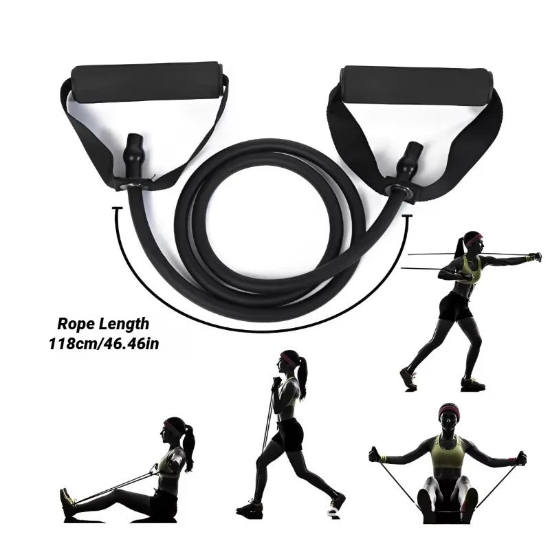 Resistance Bands with Handles – Exercise & Workout Bands for Home Strength Training
