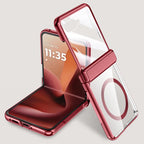 MagSafe Glossy Hard Case for Motorola Razr 70 60 Ultra Hinge Cover
