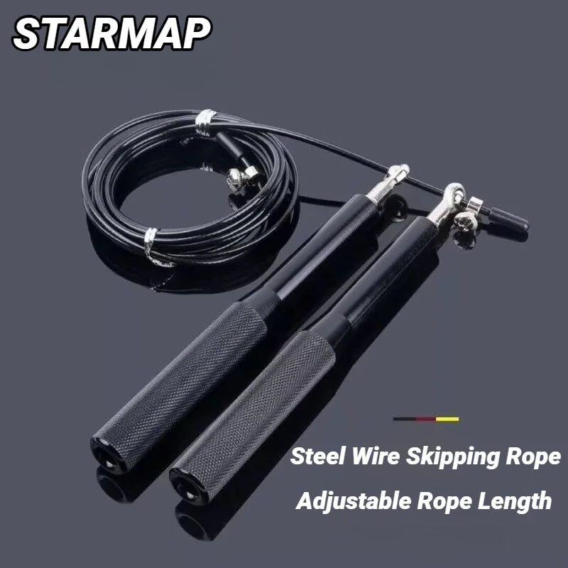 Aluminium Handle Speed Jump Rope Ball Bearing Wire Skipping Fitness Secondary image