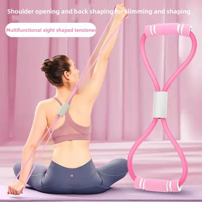 Resistance Bands with Foam Handles for Home Workout Fitness Set