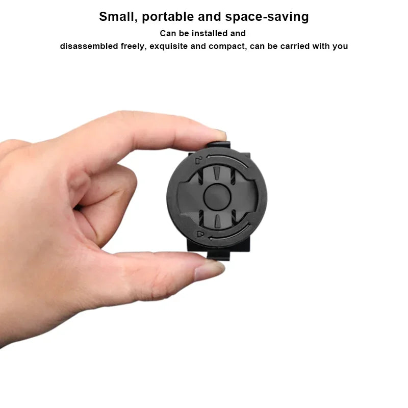 Bike Computer Mount 360° Rotating GPS Handlebar Holder MTB Road