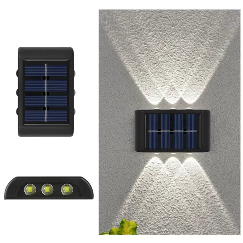 Solar LED Dusk to Dawn Wall Light for Garden & Patio Decor