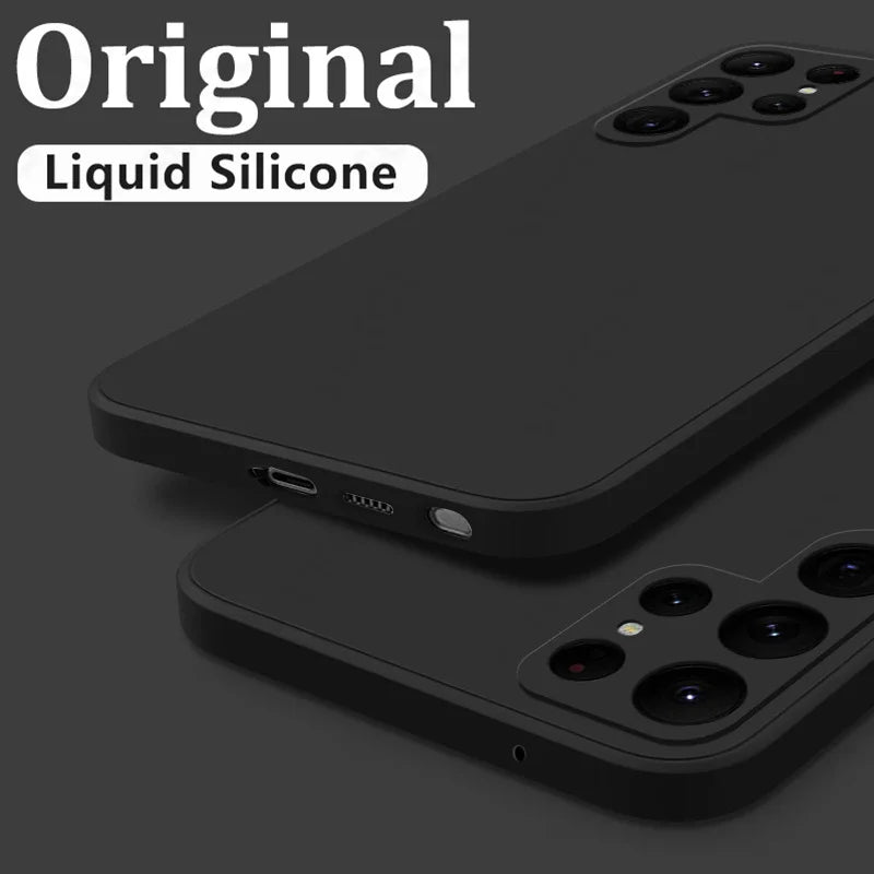 Shockproof Liquid Silicone Case for Samsung Galaxy S22 S23 S24 S25 S26