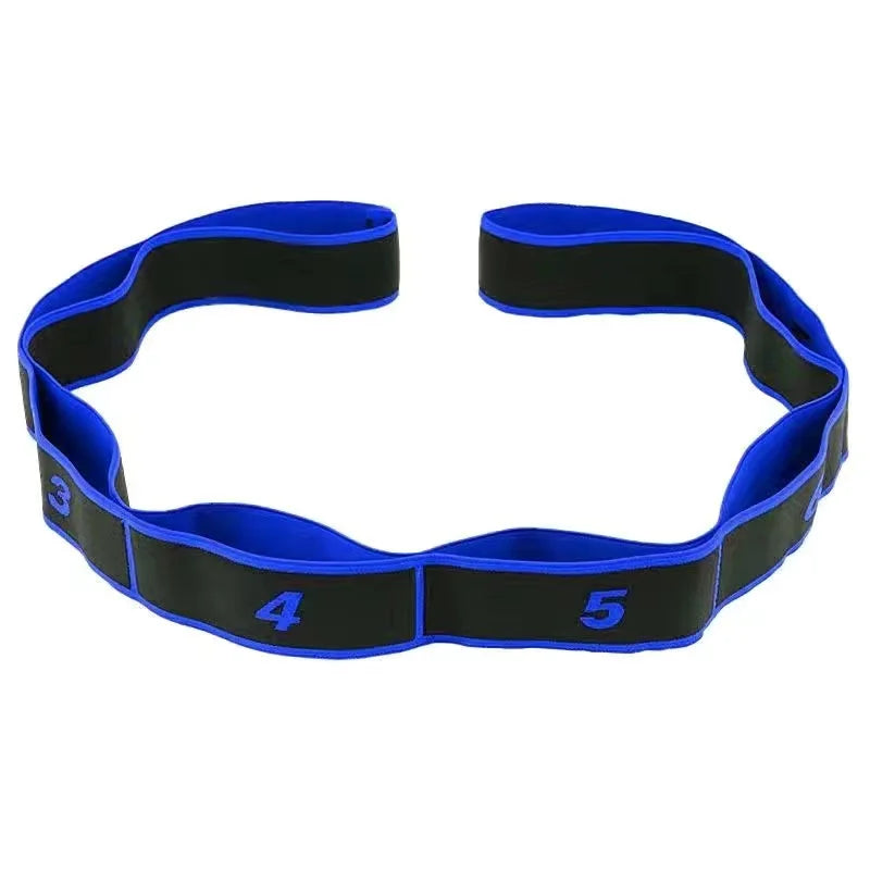 Yoga Stretch Strap Resistance Band Multi Loop Flexibility Trainer