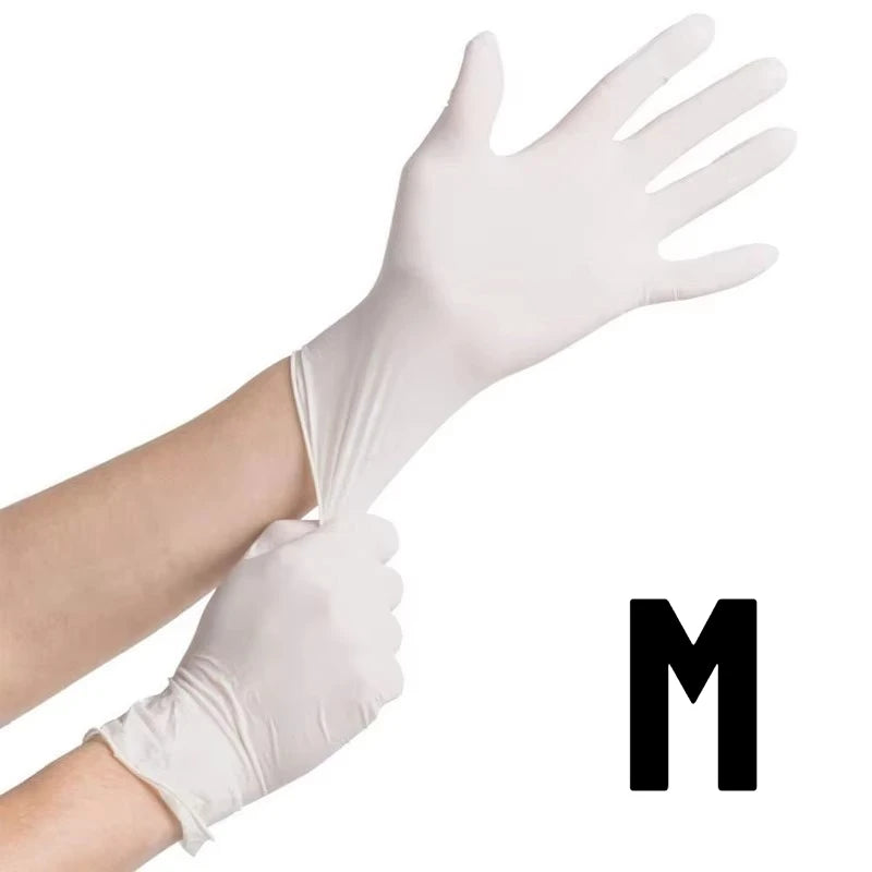 White Nitrile Gloves Disposable Latex Free Gloves