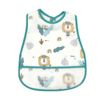 Cartoon EVA Waterproof Baby Bib with Pocket Feeding Apron