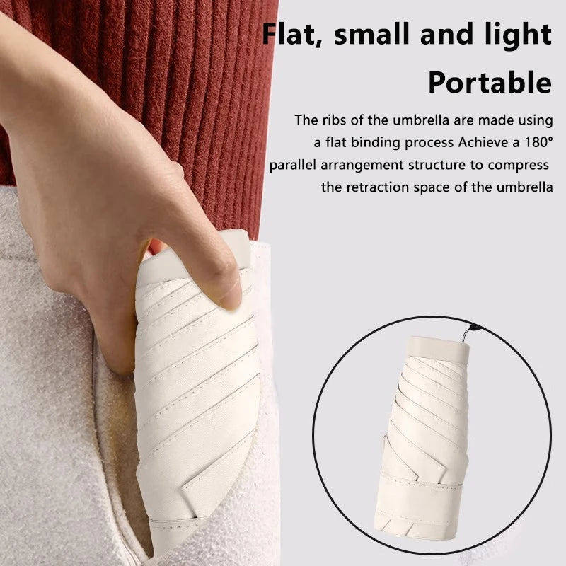 Buy 2026 Mini Capsule UV Protection Umbrella Pocket Sun & Rain