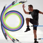 11 Piece Resistance Bands Set Home Gym Fitness Chest Expander Training