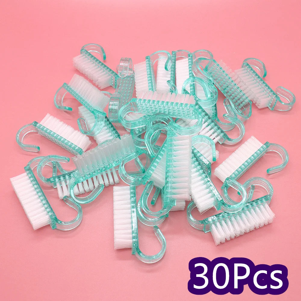 Acrylic Nail Art Brush Set Dust Removal Cleaning Manicure Tools