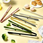 Silicone Grill Tongs Non-Stick – Heat Resistant BBQ Food Serving Clamp