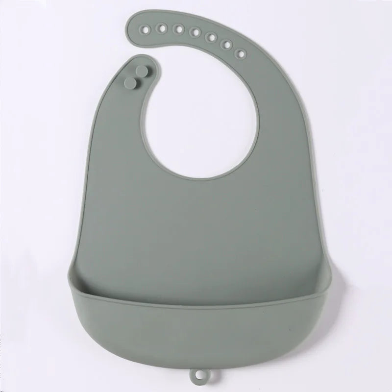 Food Grade Silicone Baby Bibs Waterproof Feeding Bib