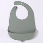 Food Grade Silicone Baby Bibs Waterproof Feeding Bib