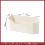 Wall-Mounted Adhesive Storage Rack Under Sink Cabinet Organizer