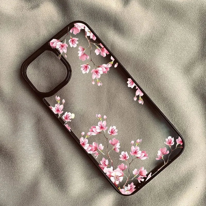 Pink Magnolia Flower Phone Case for iPhone 17 16 15 14 Pro Max Cover