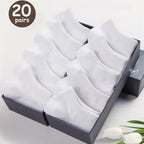 Men's Breathable Deodorant Low Cut Ankle Socks Sweat Wicking
