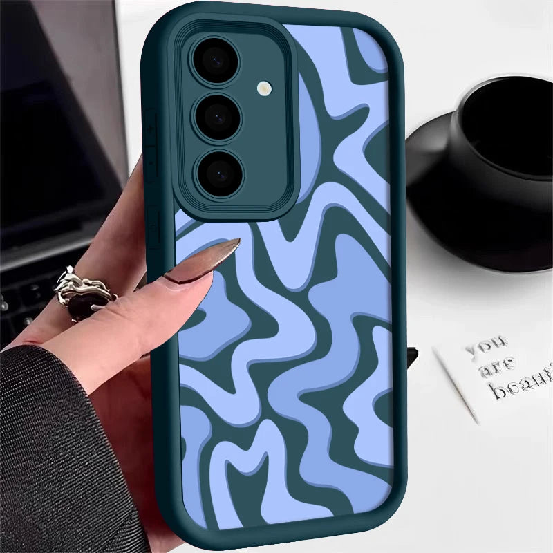 Striped Pattern Case for Samsung Galaxy S22 S23 S24 S25 S26 & A Series