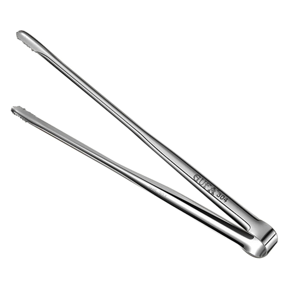 Stainless Steel Grill Tongs Kitchen Food Tweezers for BBQ, Steak & Salad