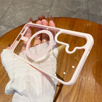 MagSafe Magnetic Clear Case for Samsung Galaxy S22 S23 S24 S25 S26
