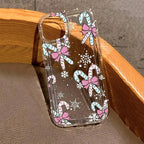 Christmas Clear Case for iPhone 16 15 14 13 12 11 Pro Max