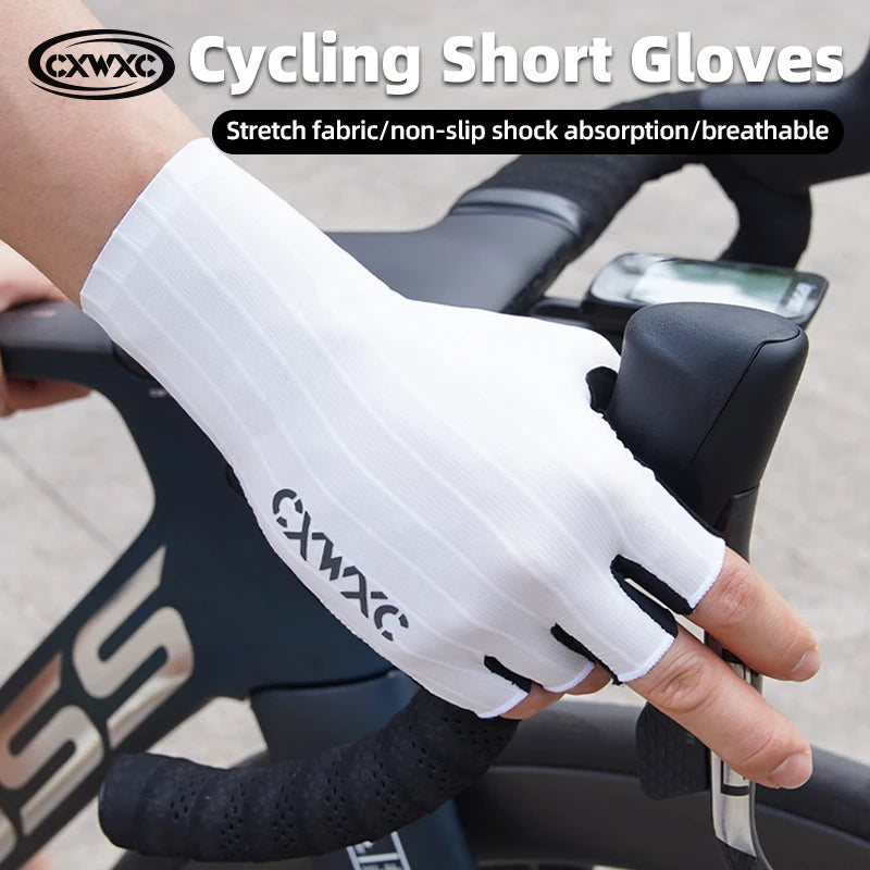 Half Finger Cycling Gloves Breathable Anti Slip MTB Wrist Support