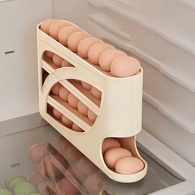 30 Egg Rolling Dispenser Fridge Storage Box Main image