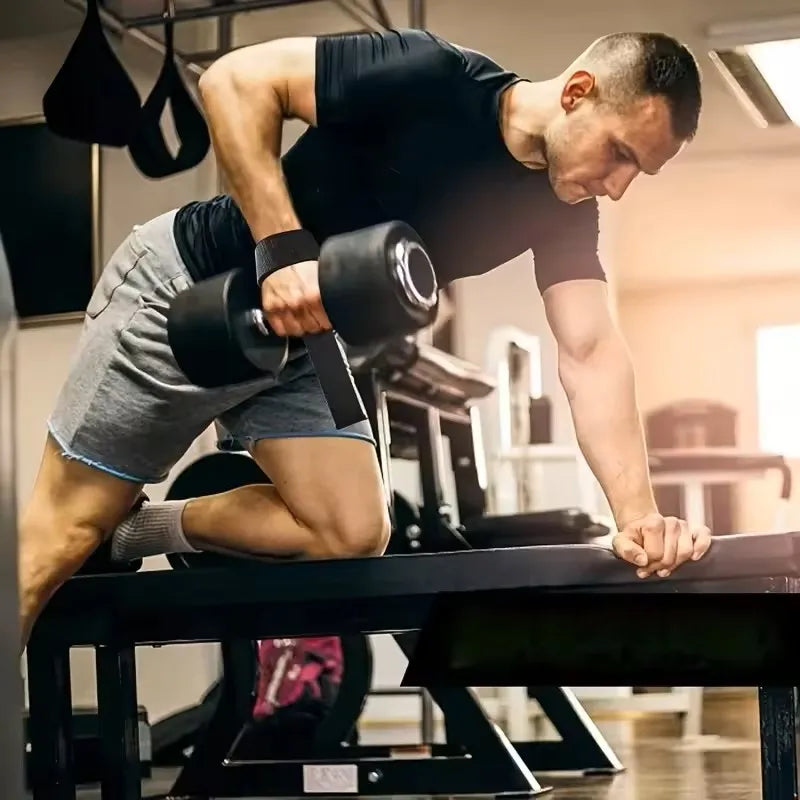 Non-Slip Gym Lifting Straps for Weight Training & CrossFit Support