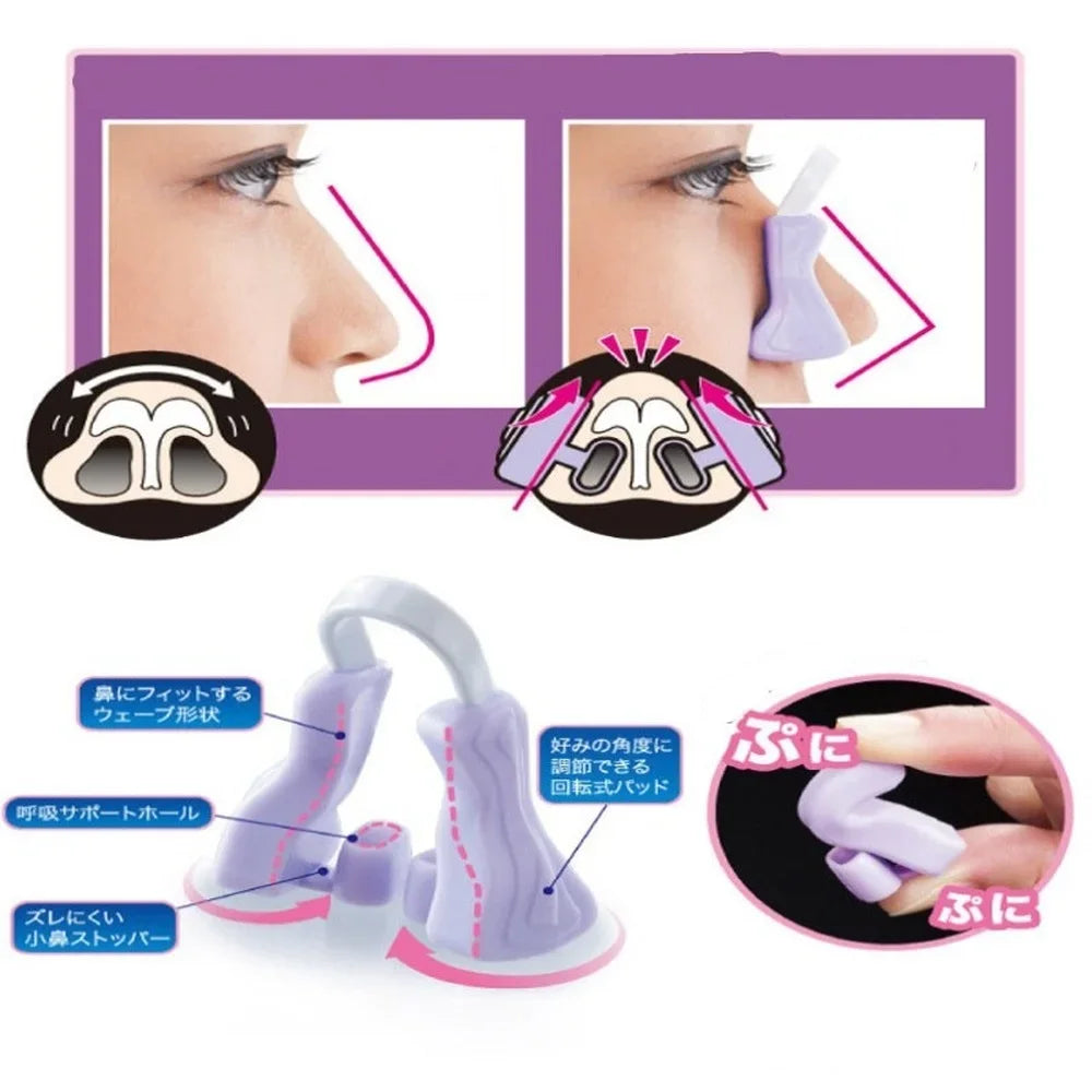 Magic Nose Shaper Clip Silicone Nose Lifting Slimmer Straightener Tool