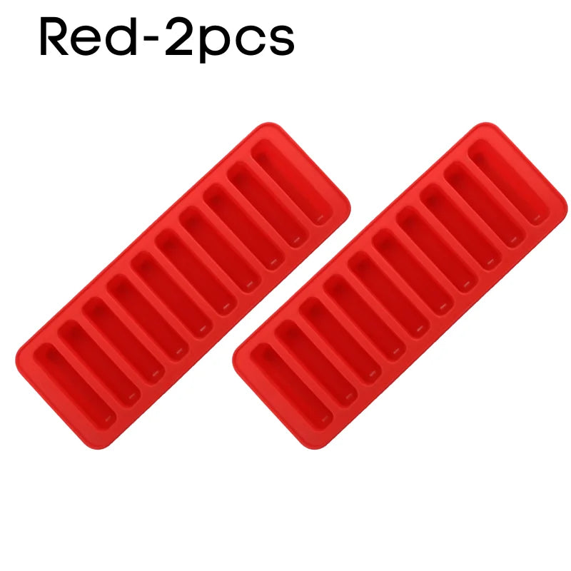 Ice Stick Cube Tray UK Long Strip Silicone Ice Mold For Bottles