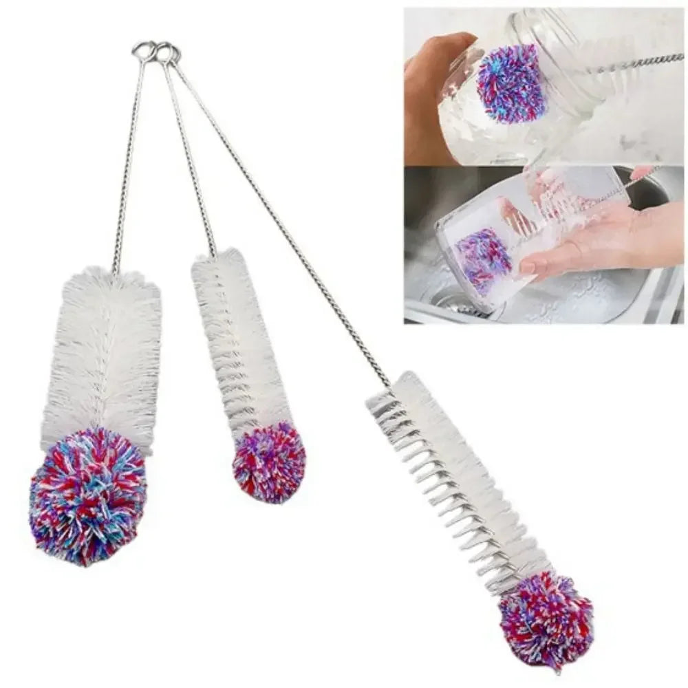 Beechwood Bottle Cleaning Brush Glass & Jar Cleaner