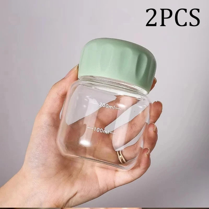 300ml Small Water Bottle Portable Leakproof Plastic Drinking Cup