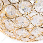 European Crystal Wall Lamp Elegant Bedside Sconce