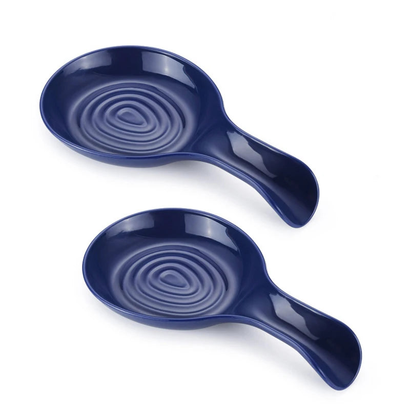 Large Ceramic Spoon Rest Heat-Resistant Holder