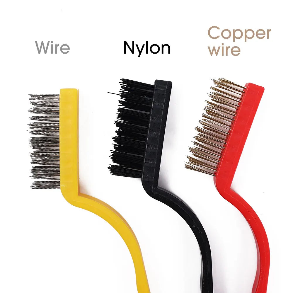3PCS Gas Stove Cleaning Brush Set Wire Brush Kit