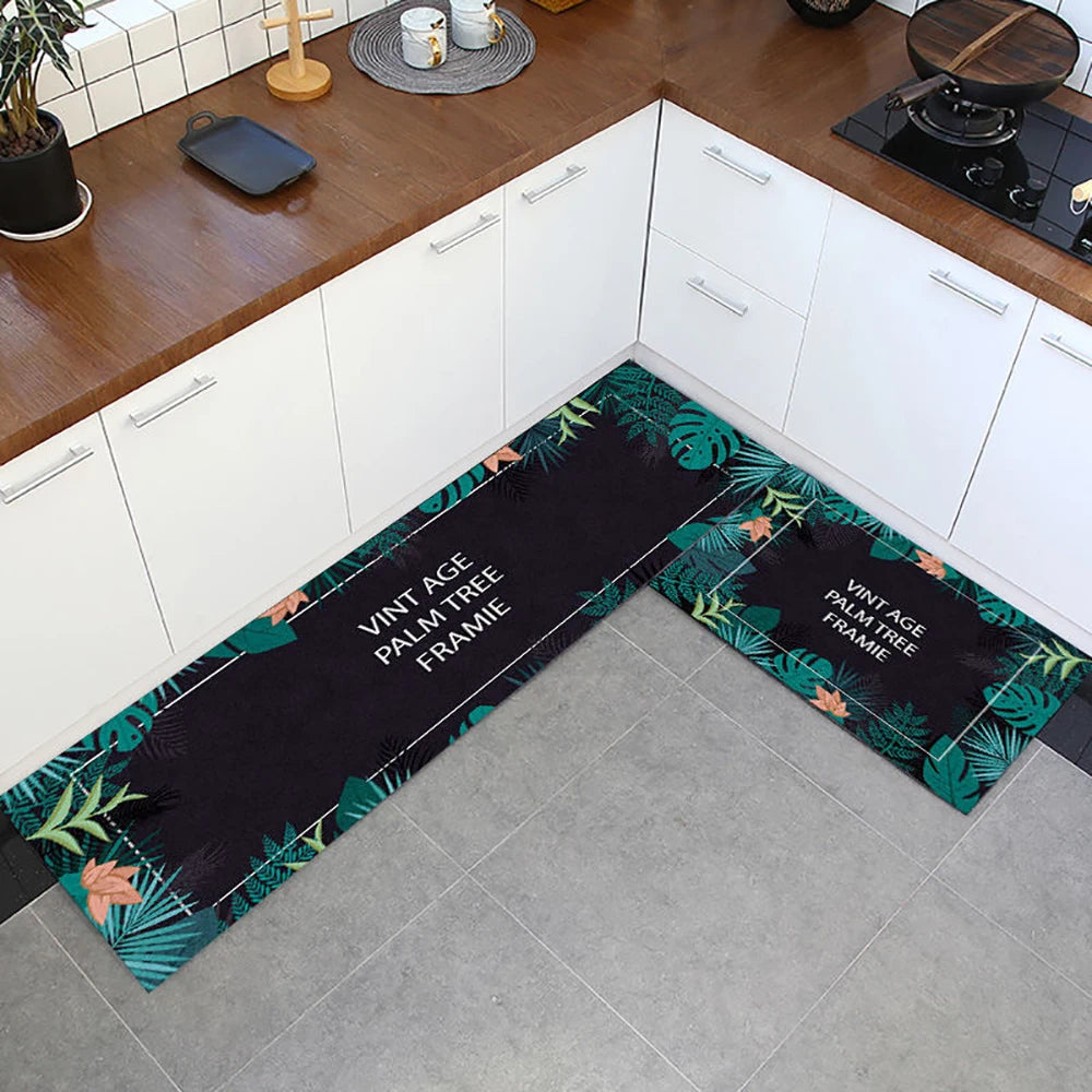 Kitchen Floor Mat UK Soft Washable Anti-Slip Area Rug