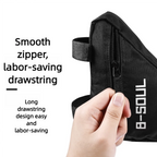 Waterproof Bicycle Triangle Frame Bag Front Tube Storage Pouch