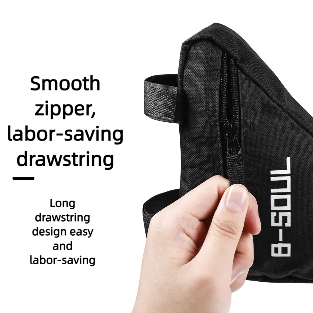 Waterproof Bicycle Triangle Frame Bag Front Tube Storage Pouch