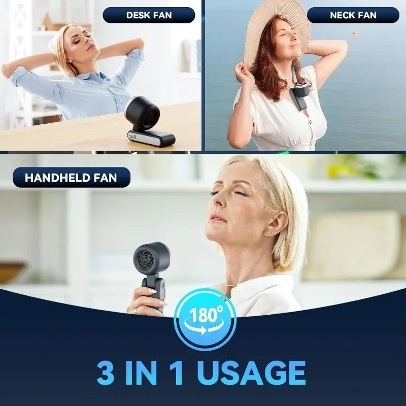 Rechargeable USB Travel Mini Fan Portable Cooling Fan