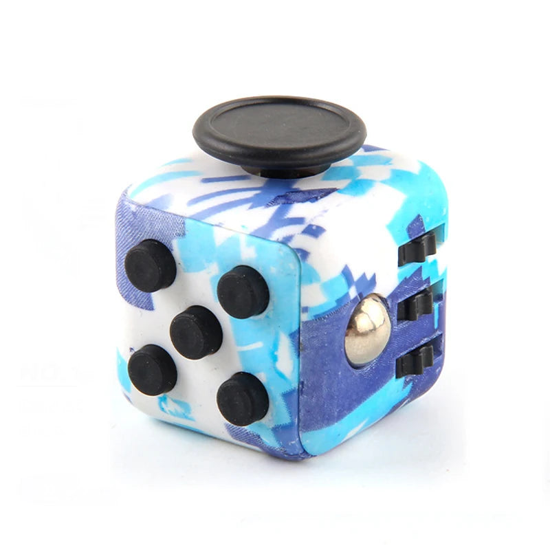 Fidget Cube - Multi-Sided Sensory Desk Toy for Stress Relief