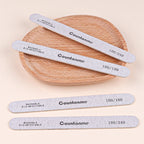 Wooden Nail File Set 100/180 Grit Manicure Pedicure Buffer
